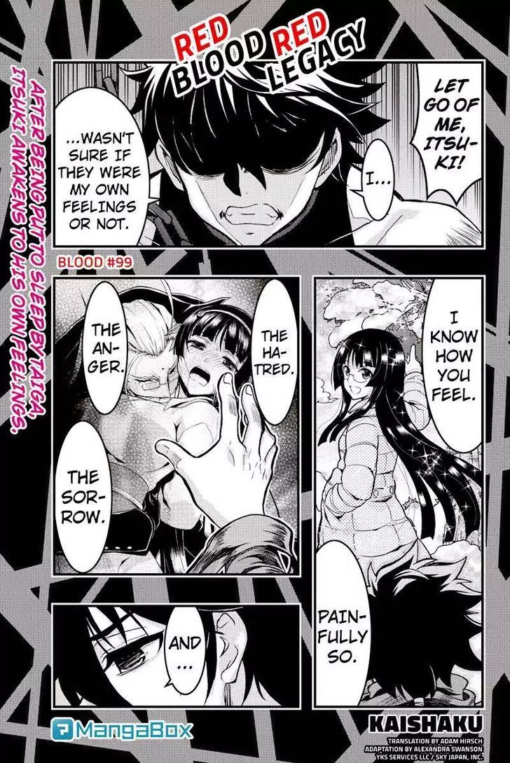 Aka Akatoretachi no Monogatari Chapter 99 page 1 - Chapter 99 : Blood #99