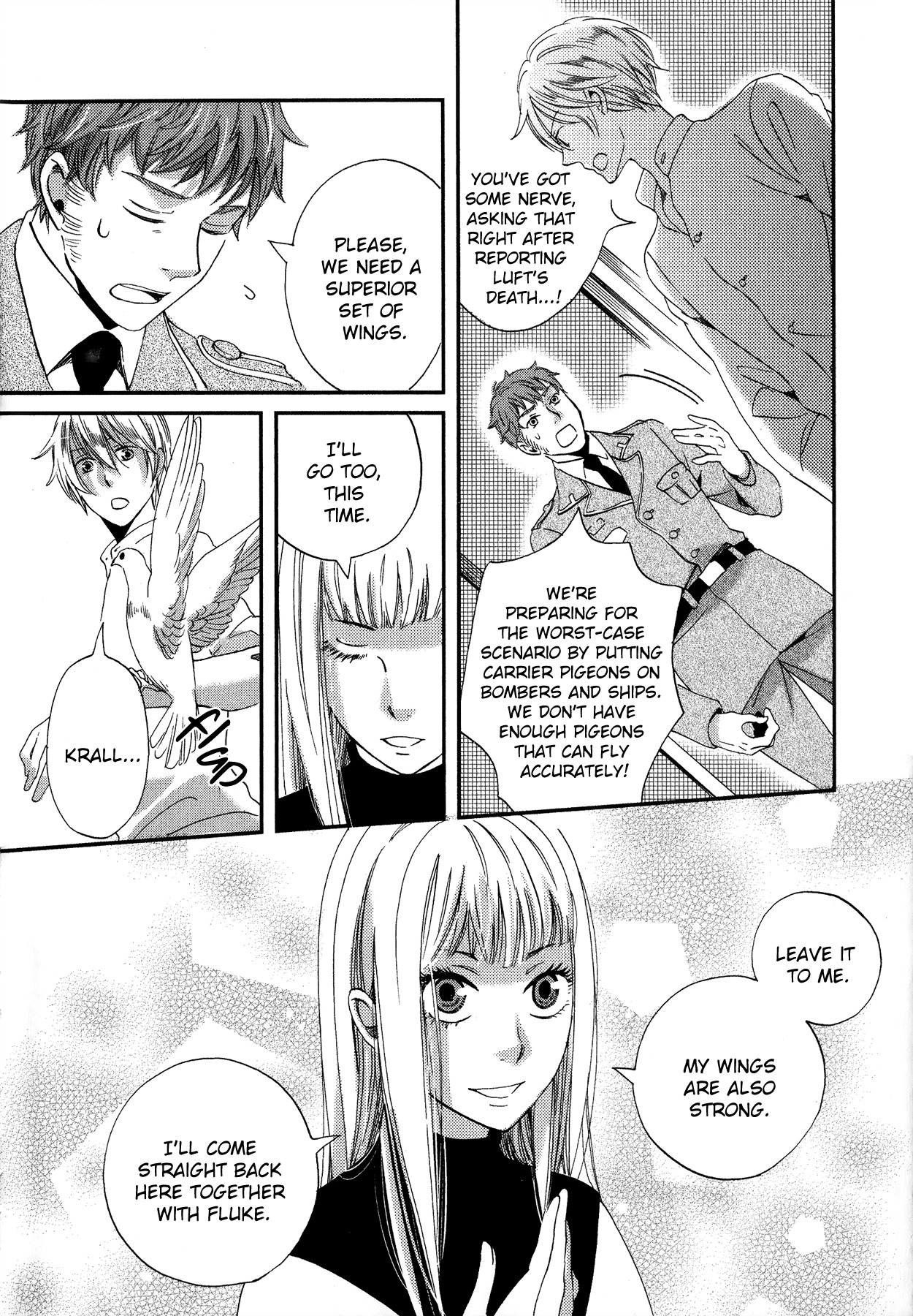 Aka no Sekai Chapter 3 page 11 - Chapter 3: The Pigeon's Wings