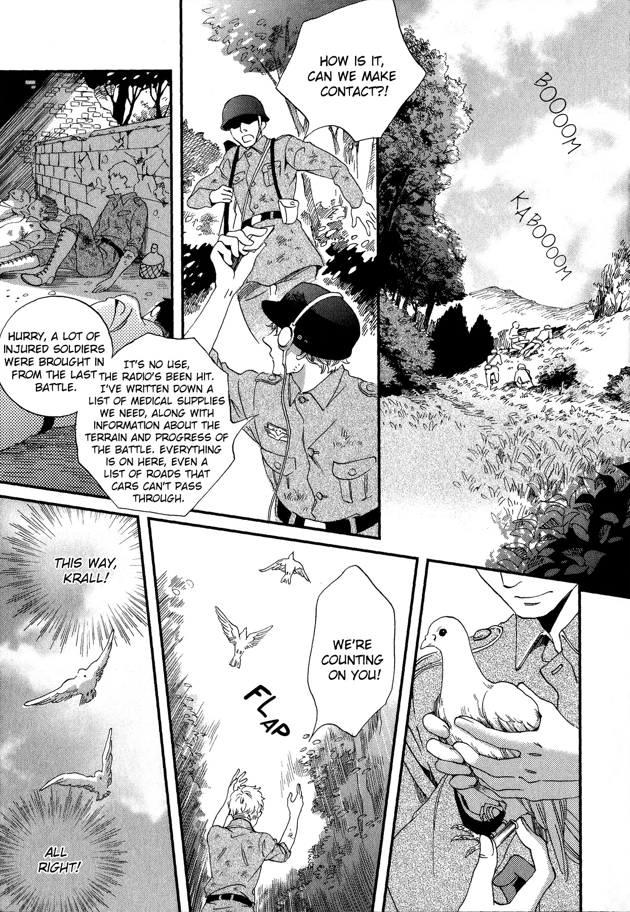 Aka no Sekai Chapter 3 page 12 - Chapter 3: The Pigeon's Wings