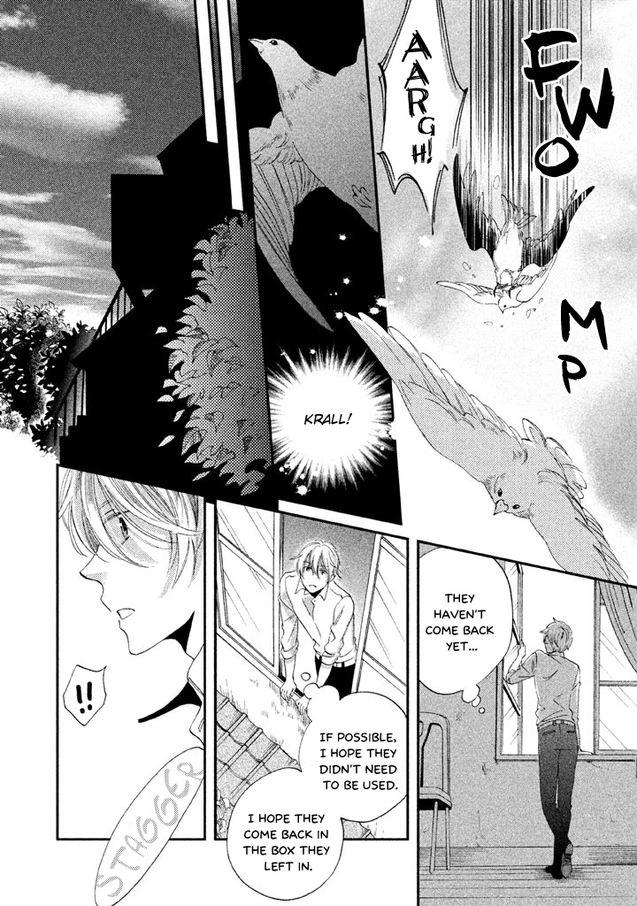 Aka no Sekai Chapter 3 page 14 - Chapter 3: The Pigeon's Wings