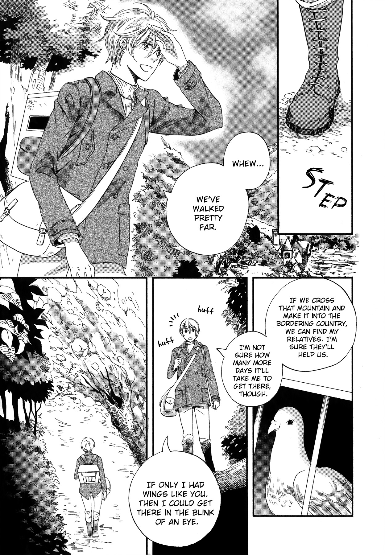 Aka no Sekai Chapter 3 page 20 - Chapter 3: The Pigeon's Wings