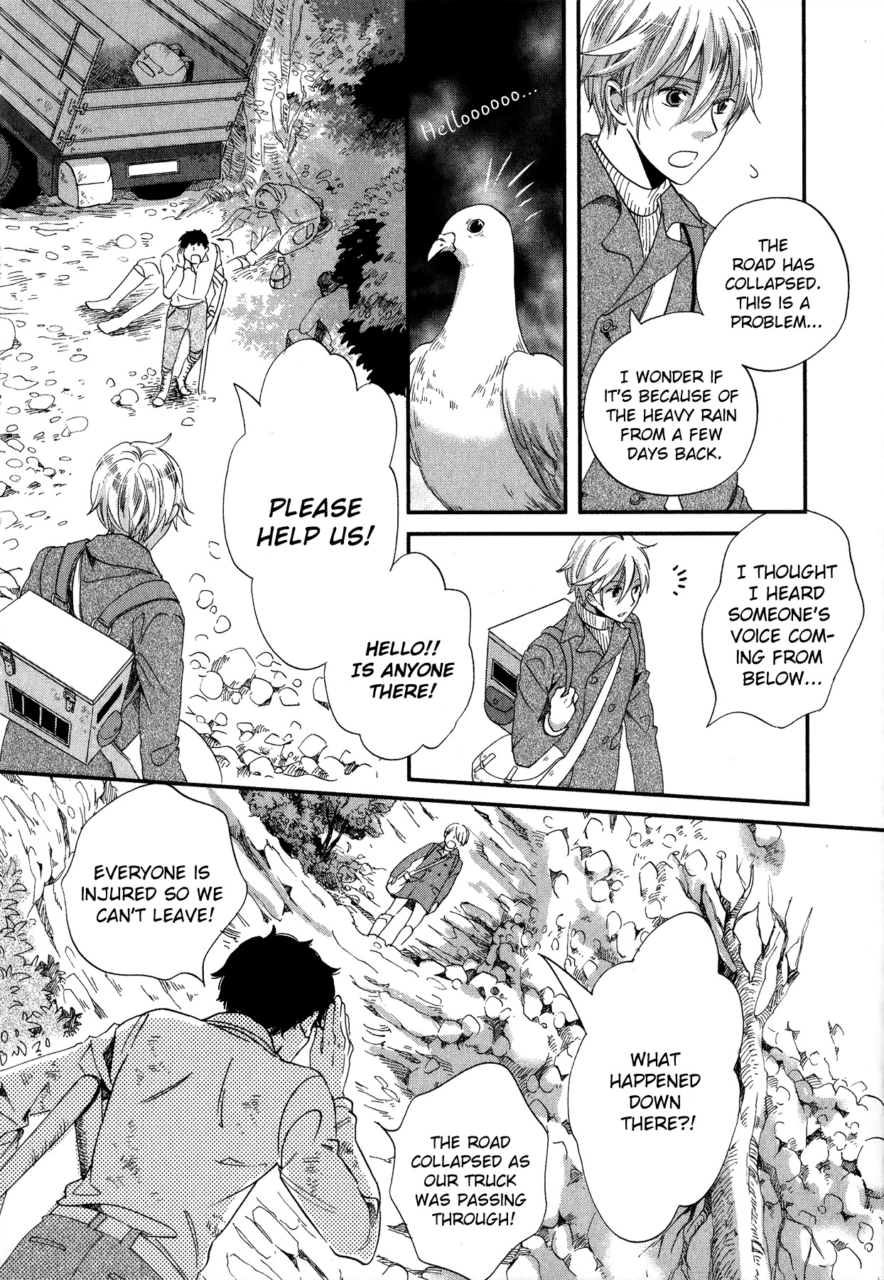 Aka no Sekai Chapter 3 page 21 - Chapter 3: The Pigeon's Wings