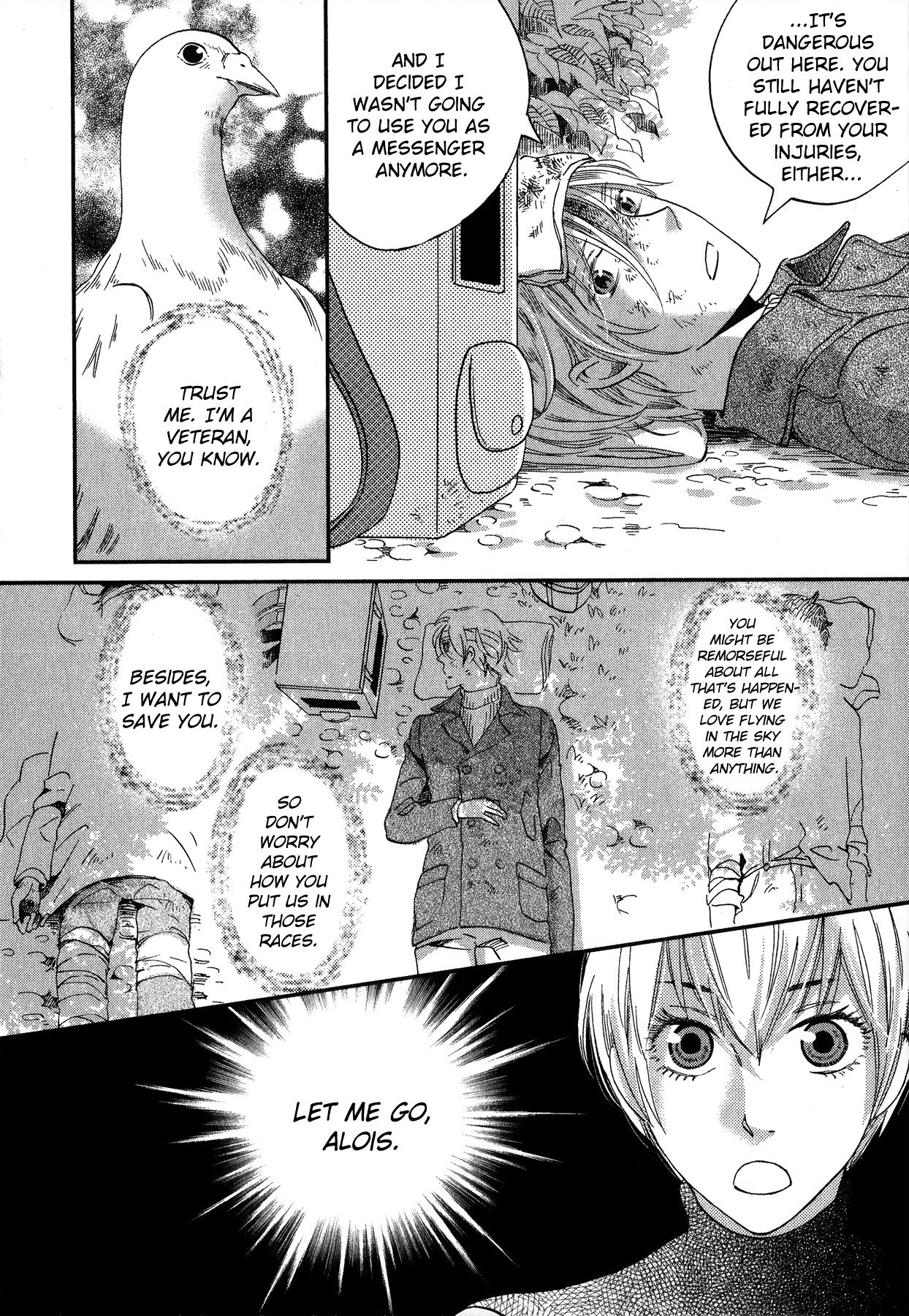 Aka no Sekai Chapter 3 page 25 - Chapter 3: The Pigeon's Wings