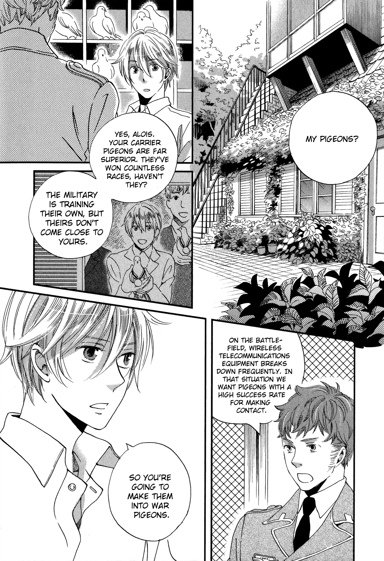 Aka no Sekai Chapter 3 page 3 - Chapter 3: The Pigeon's Wings