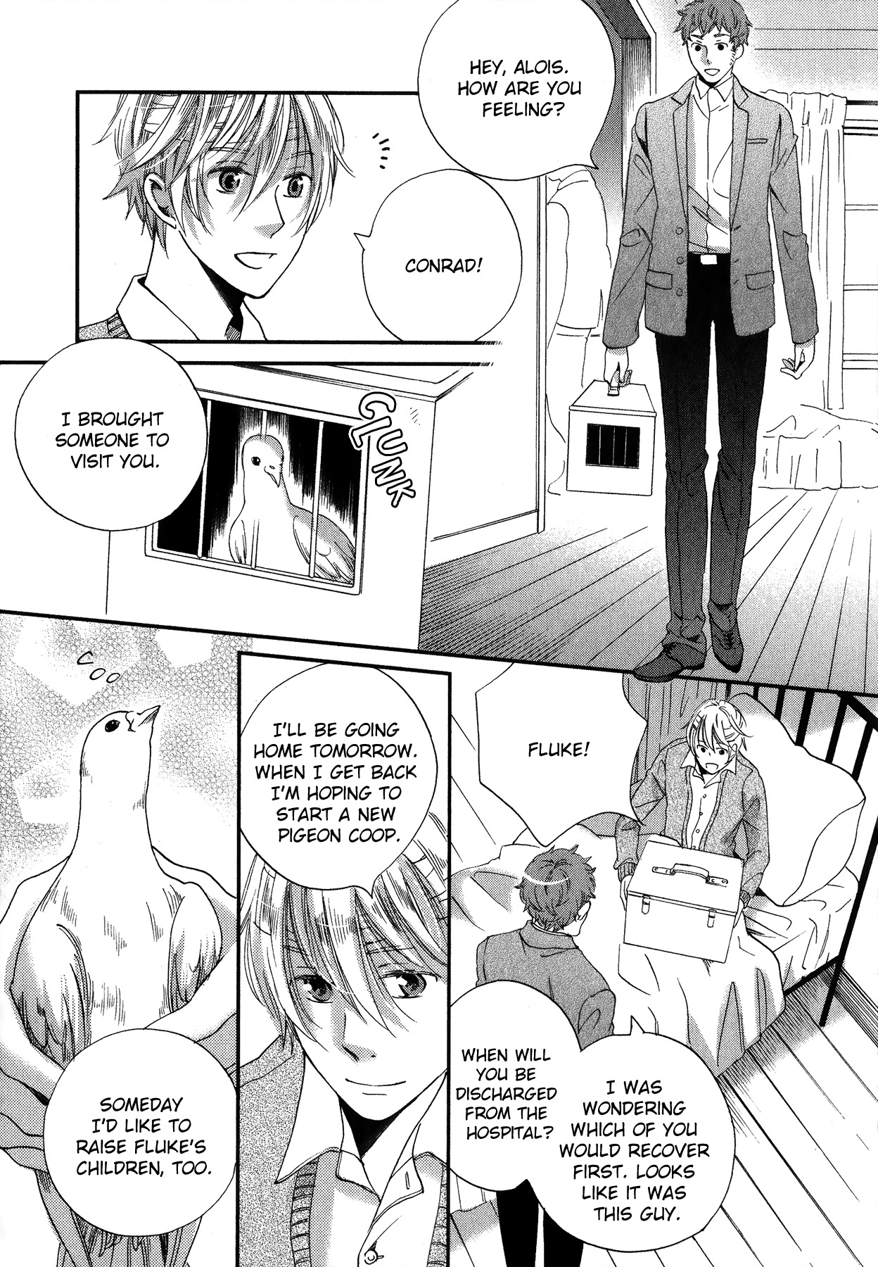 Aka no Sekai Chapter 3 page 34 - Chapter 3: The Pigeon's Wings