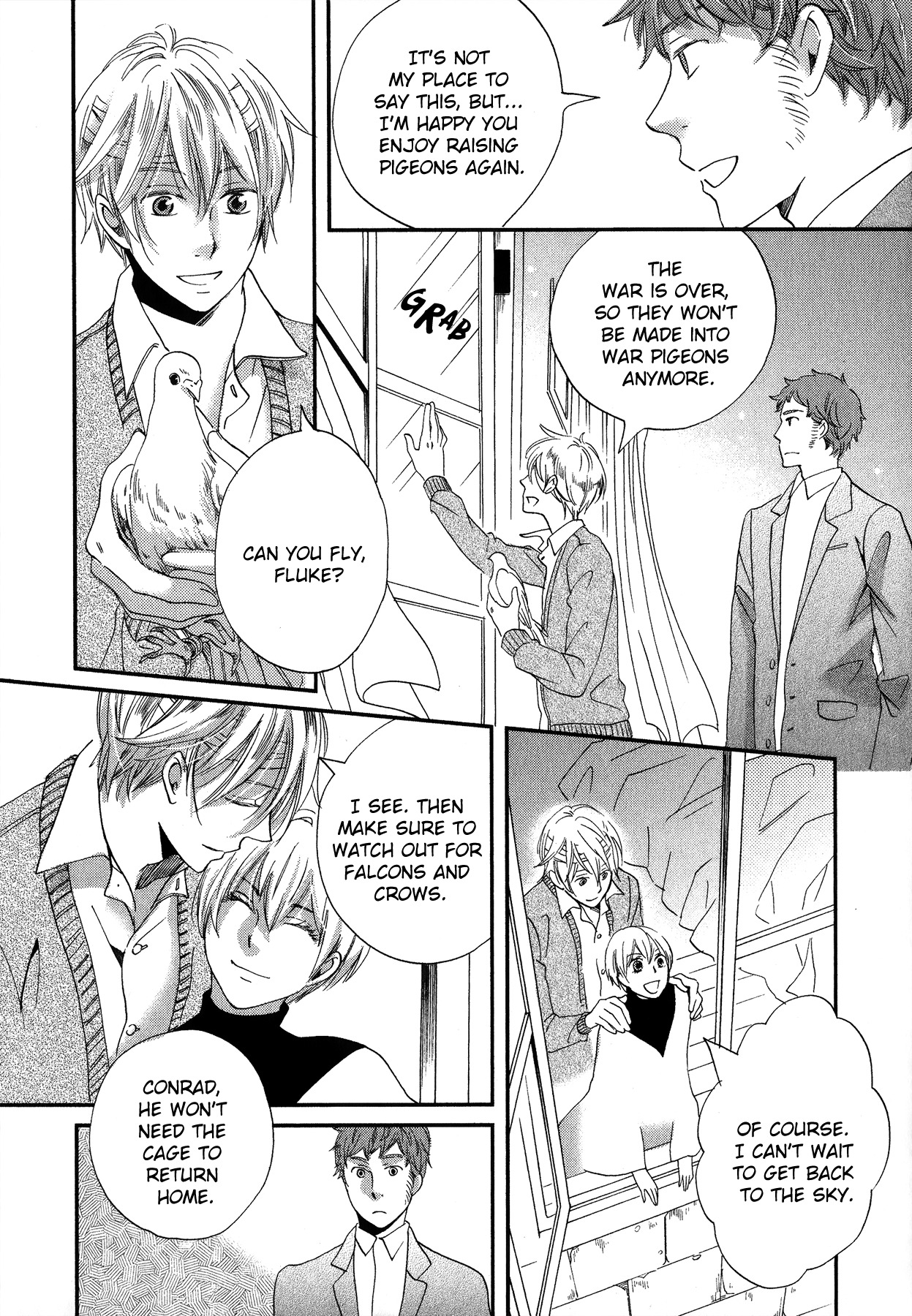 Aka no Sekai Chapter 3 page 35 - Chapter 3: The Pigeon's Wings