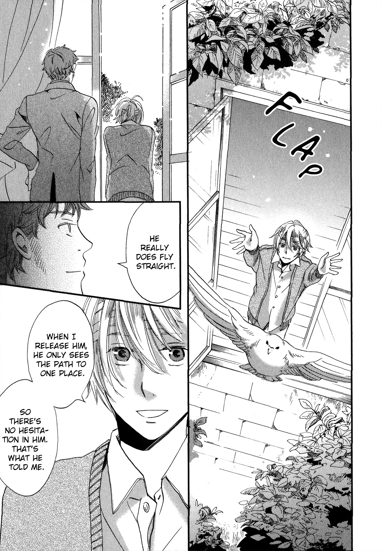 Aka no Sekai Chapter 3 page 36 - Chapter 3: The Pigeon's Wings