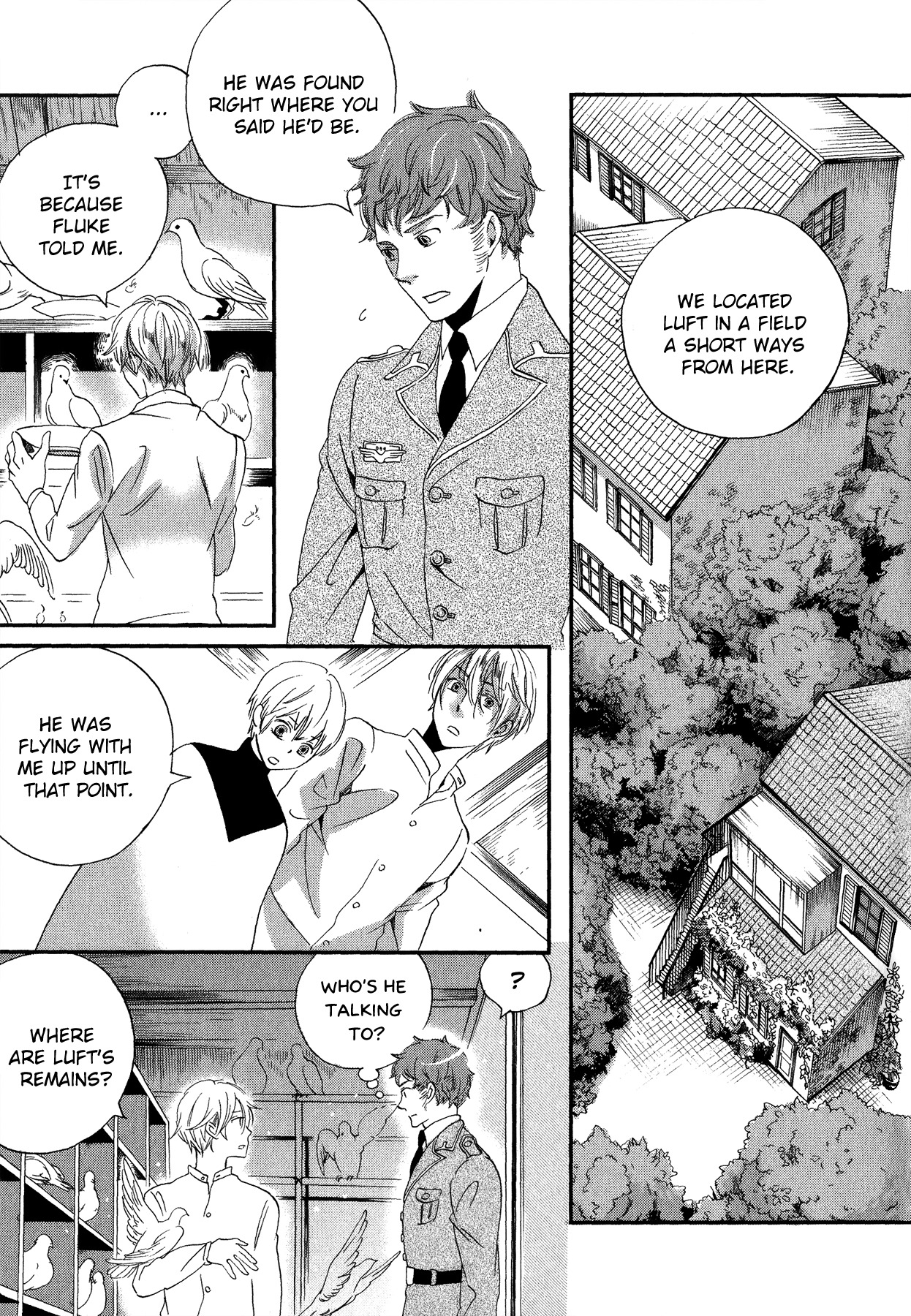 Aka no Sekai Chapter 3 page 8 - Chapter 3: The Pigeon's Wings