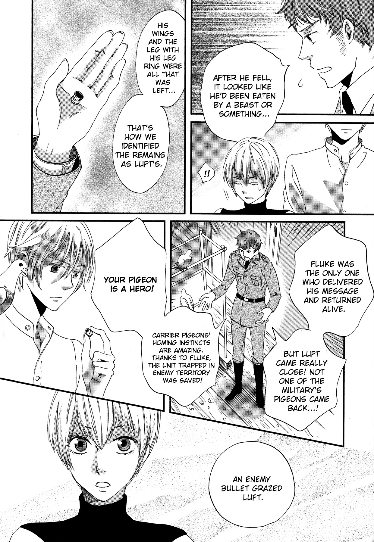 Aka no Sekai Chapter 3 page 9 - Chapter 3: The Pigeon's Wings