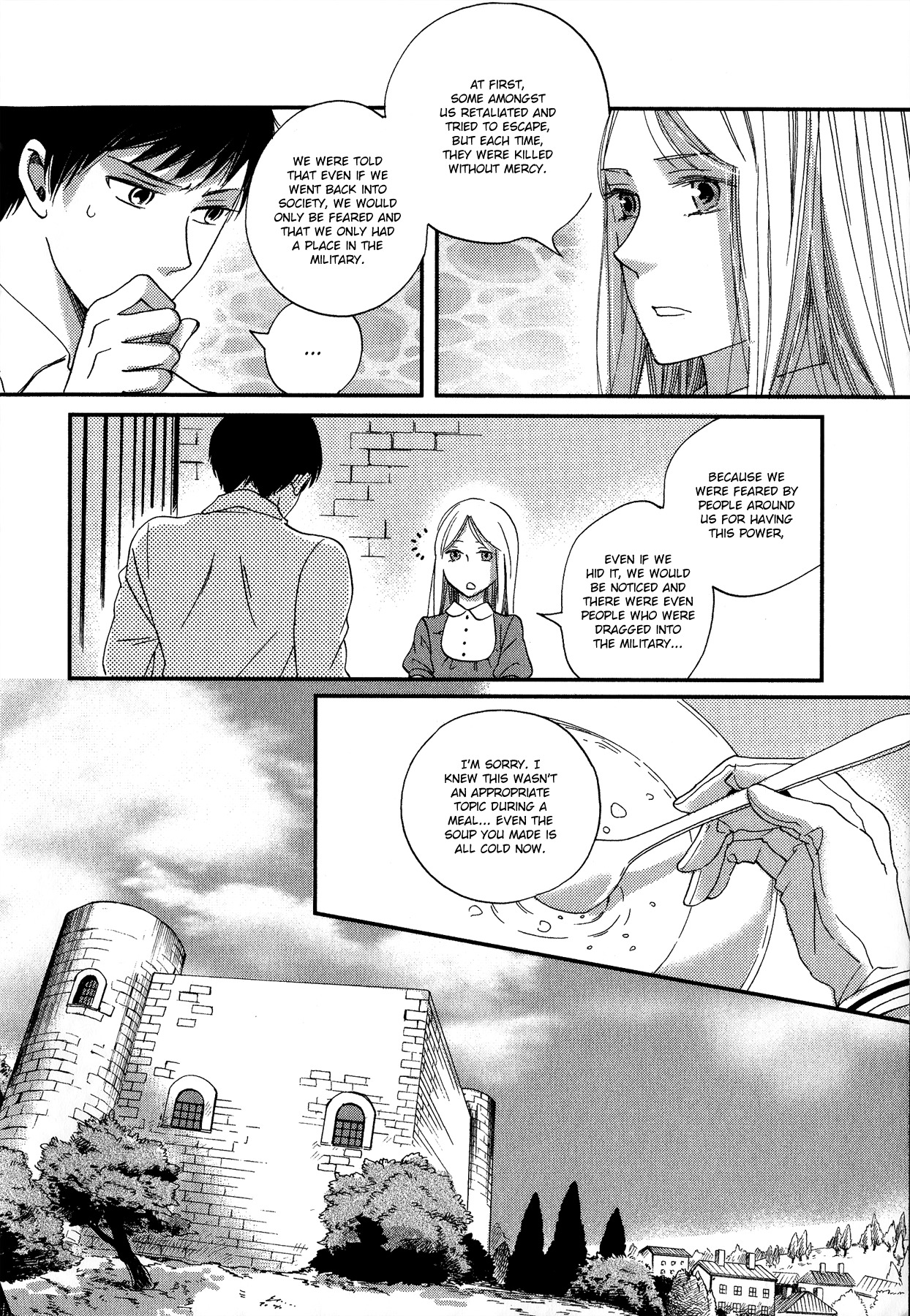 Aka no Sekai Chapter 4 page 15 - Chapter 4: Flowers in the Palm of My Hand