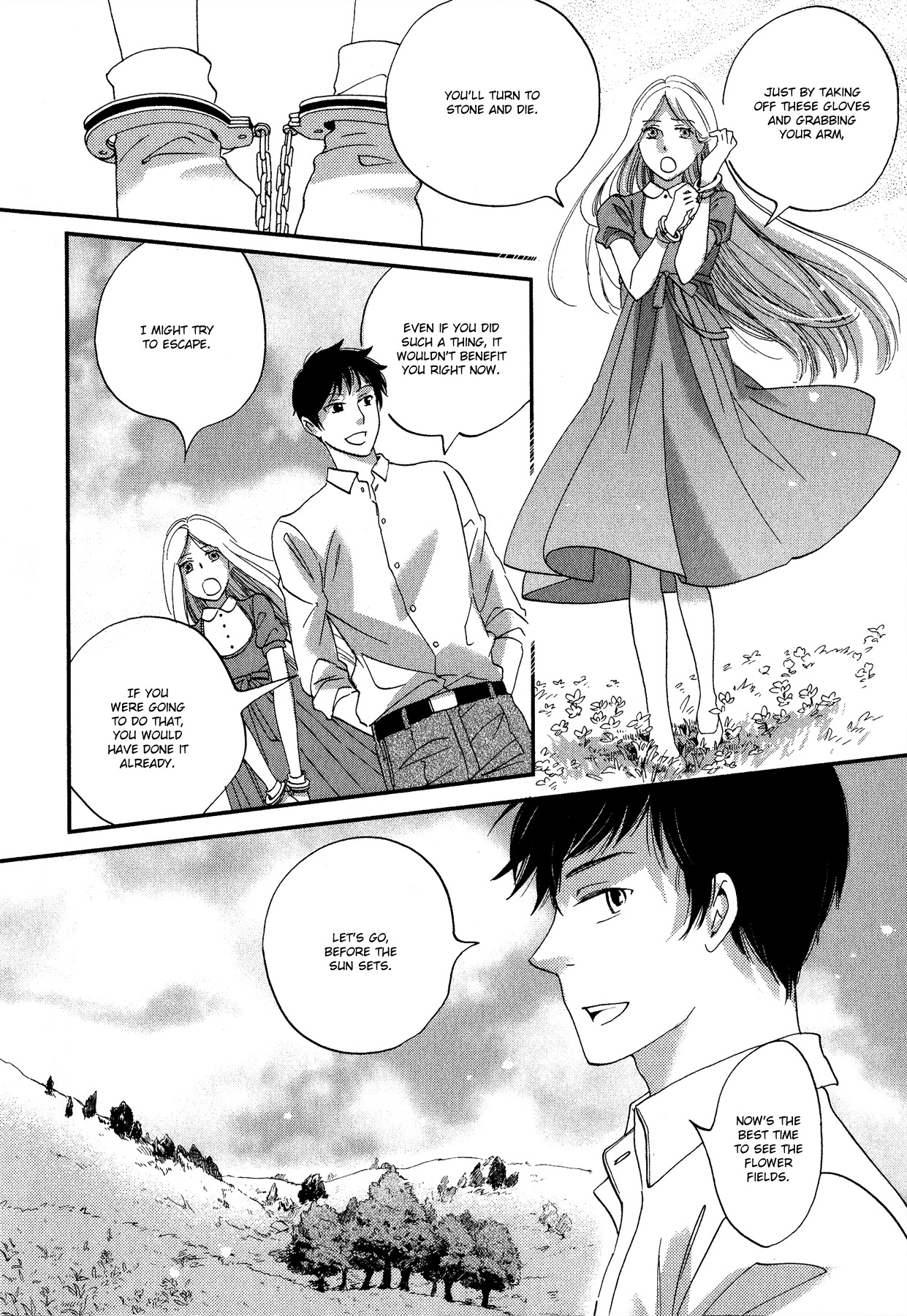 Aka no Sekai Chapter 4 page 17 - Chapter 4: Flowers in the Palm of My Hand