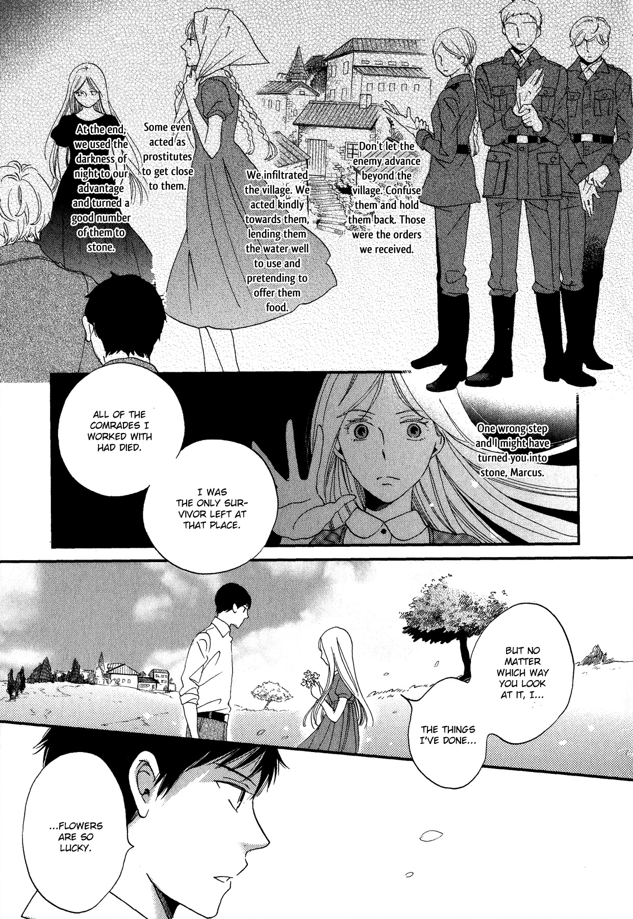 Aka no Sekai Chapter 4 page 22 - Chapter 4: Flowers in the Palm of My Hand