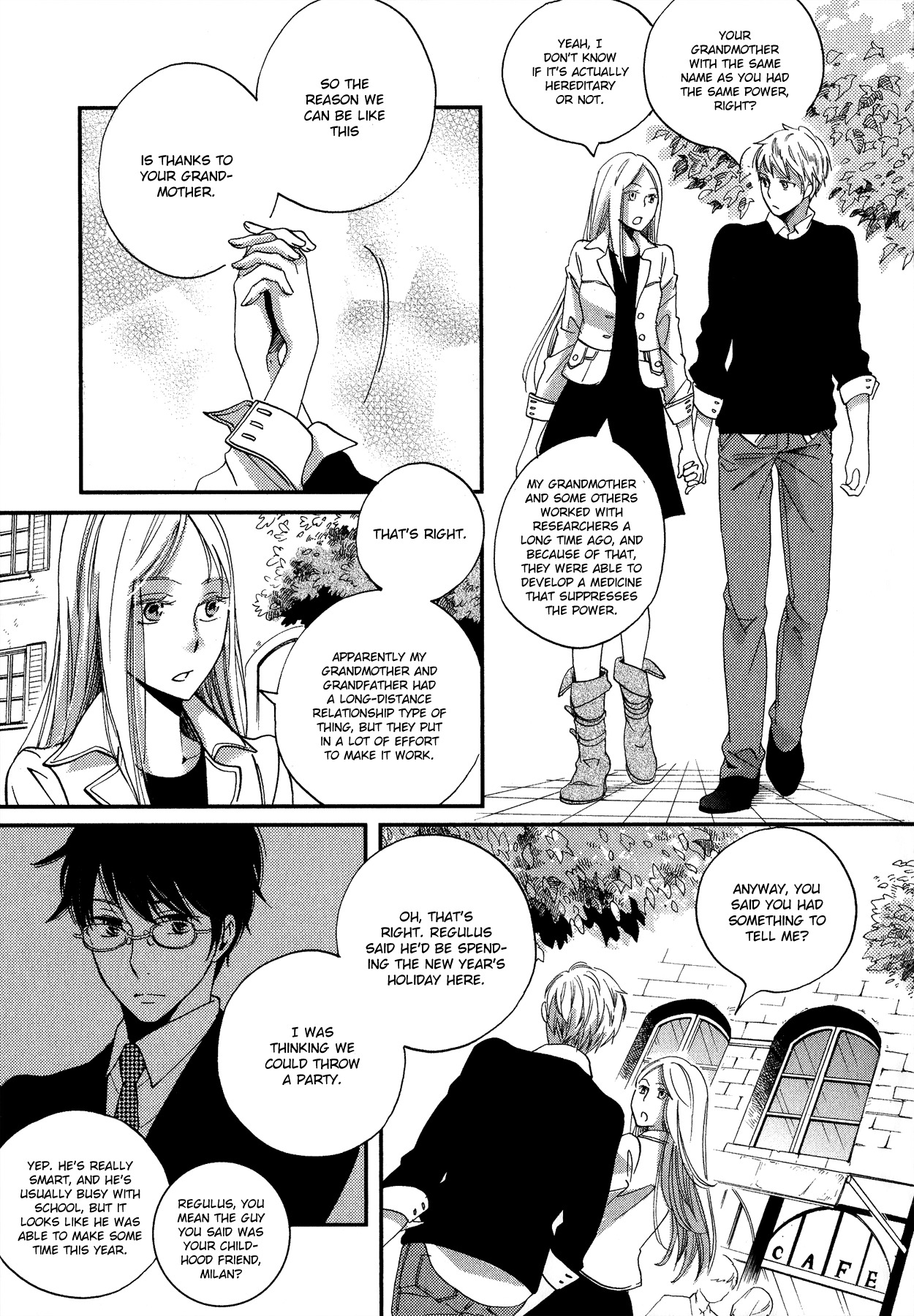 Aka no Sekai Chapter 4 page 34 - Chapter 4: Flowers in the Palm of My Hand
