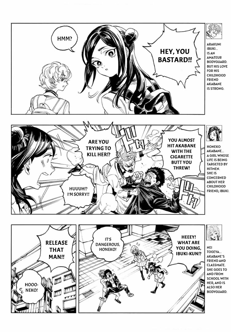 Akabane Honeko no Bodyguard Chapter 2 page 4 - Chapter 2