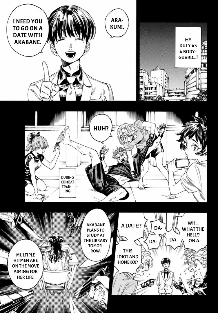 Akabane Honeko no Bodyguard Chapter 3 page 5 - Chapter 3