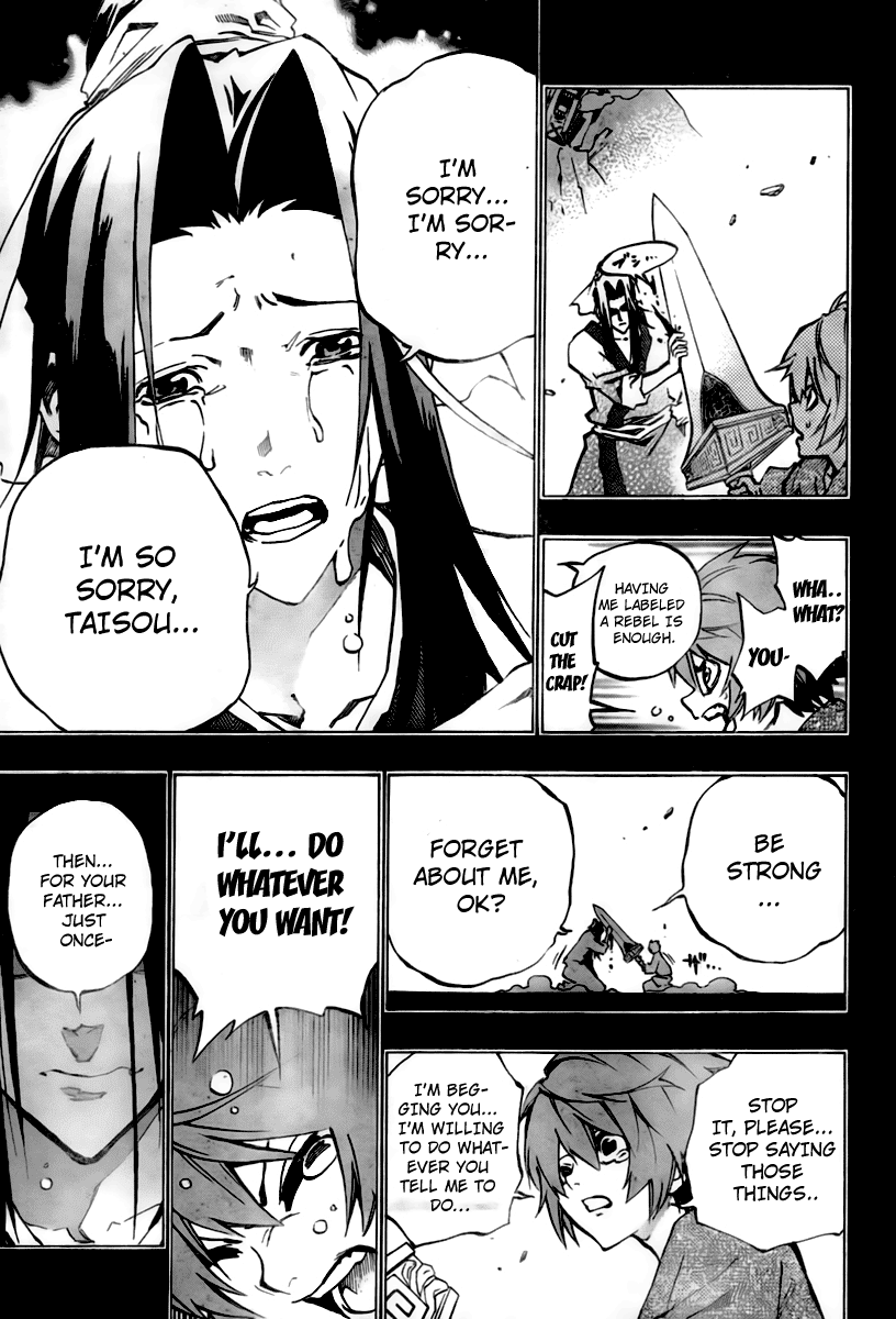 Akaboshi - Ibun Suikoden Chapter 23 page 13 - Chapter 23: Falling Star, Alone