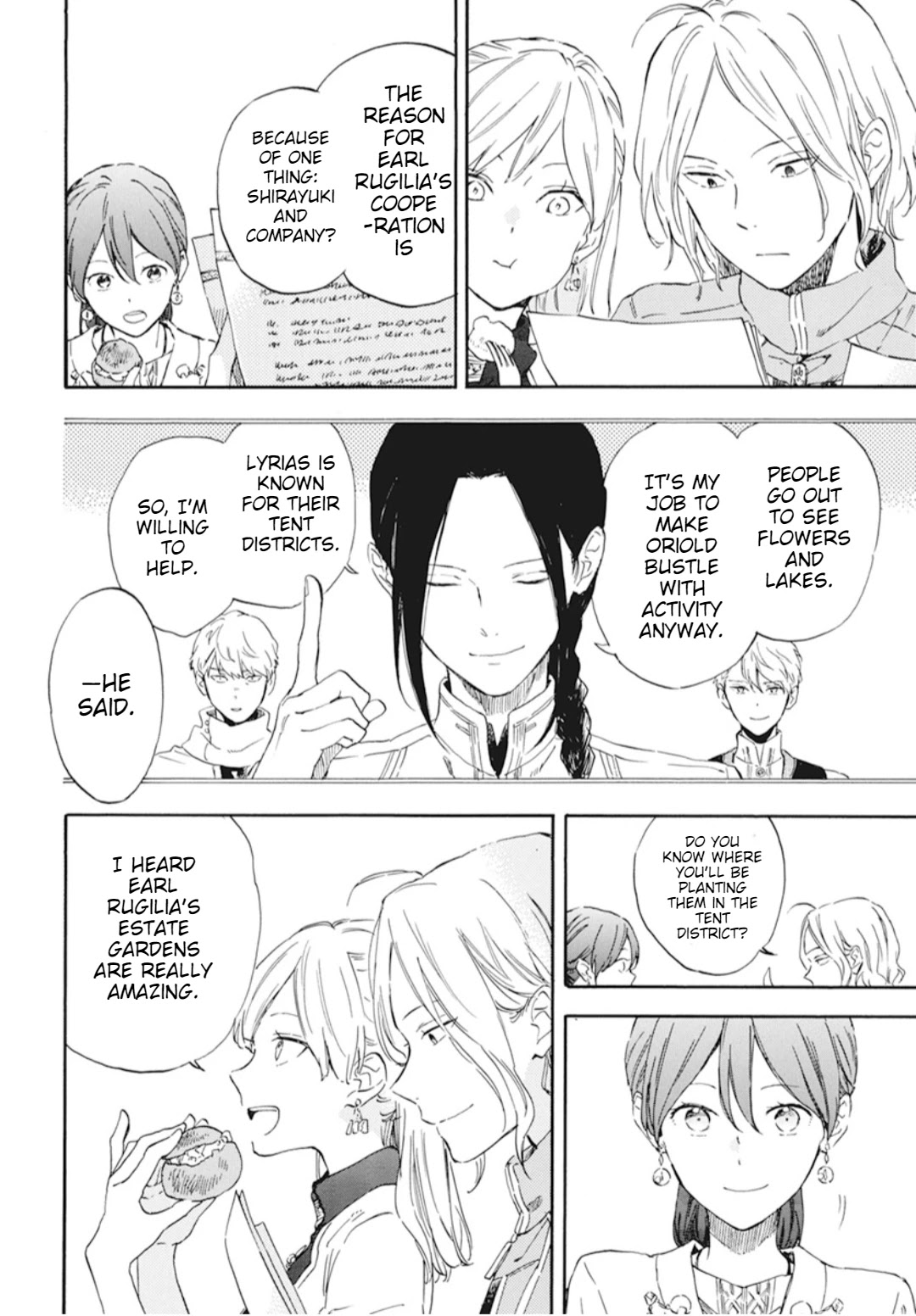 Akagami no Shirayukihime Chapter 128 page 5 - Chapter 128