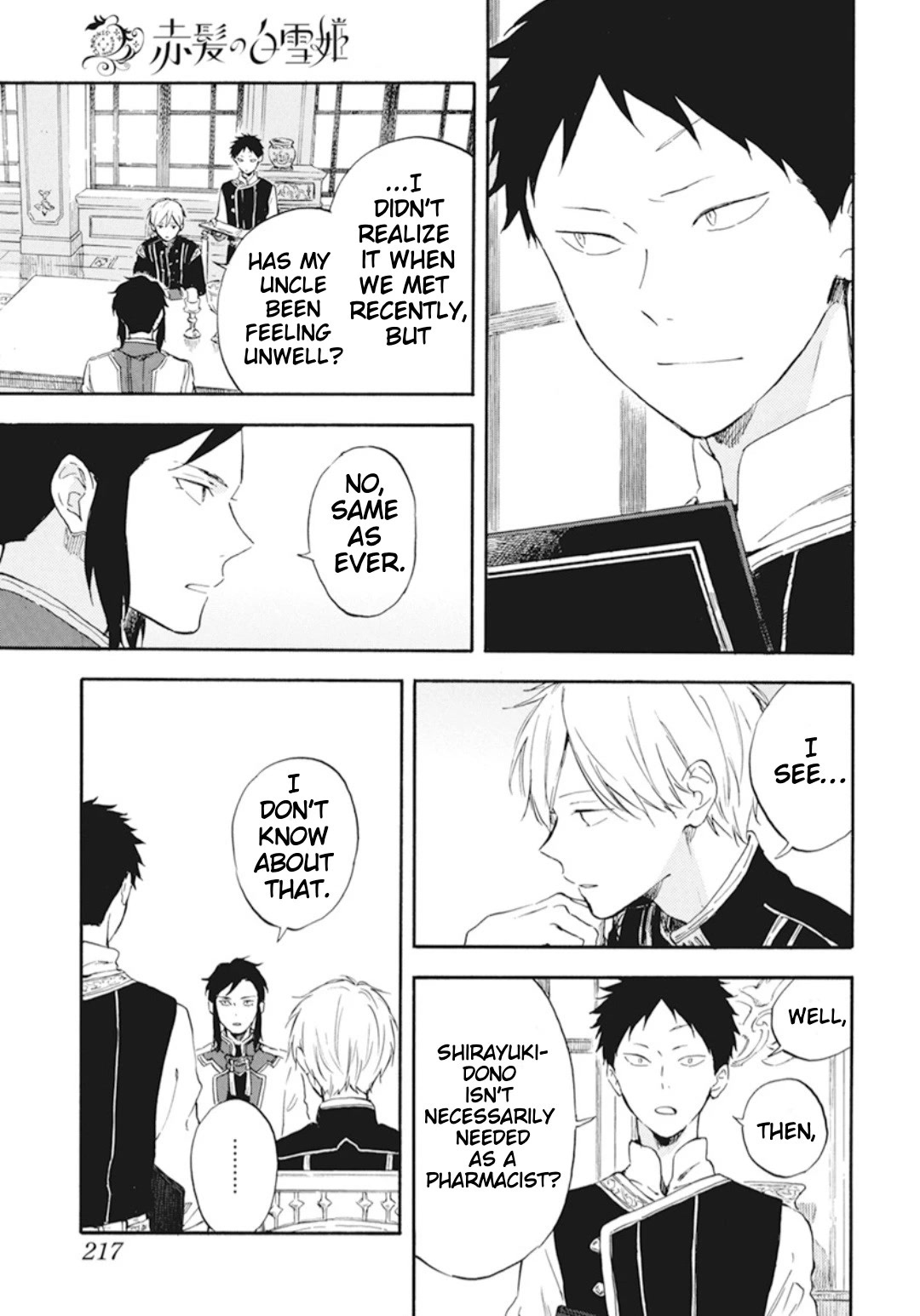 Akagami no Shirayukihime Chapter 130 page 11 - Chapter 130
