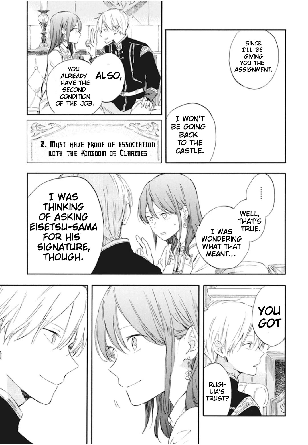 Akagami no Shirayukihime Chapter 130 page 17 - Chapter 130