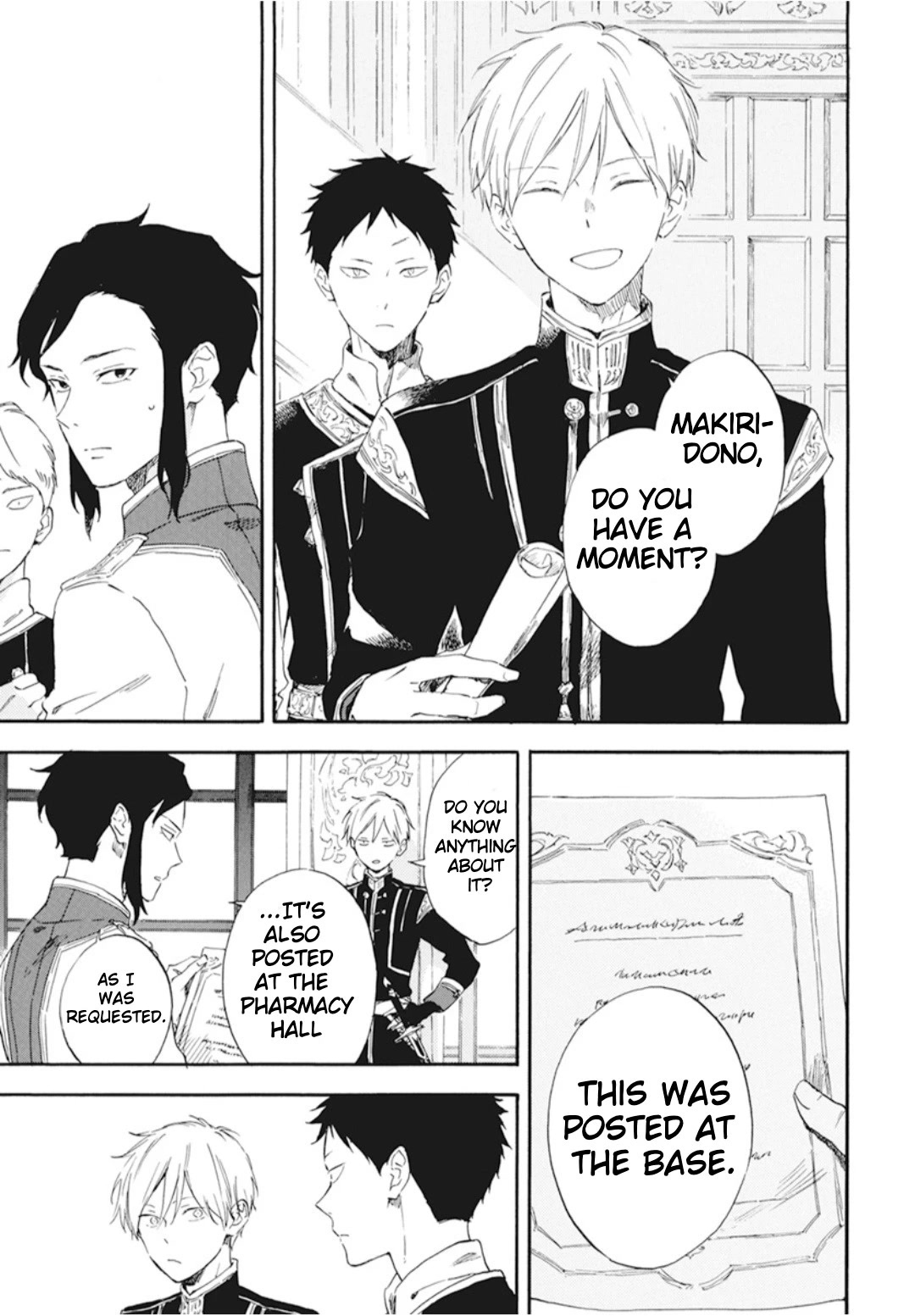 Akagami no Shirayukihime Chapter 130 page 3 - Chapter 130