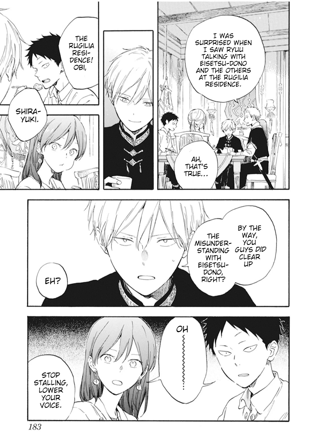 Akagami no Shirayukihime Chapter 131 page 4 - Chapter 131