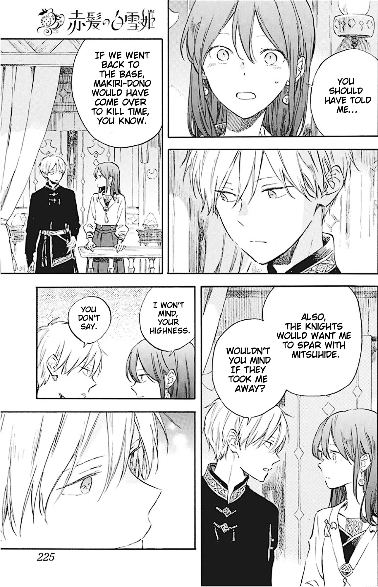 Akagami no Shirayukihime Chapter 132 page 10 - Chapter 132