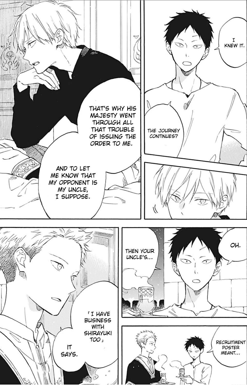 Akagami no Shirayukihime Chapter 133 page 10 - Chapter 133