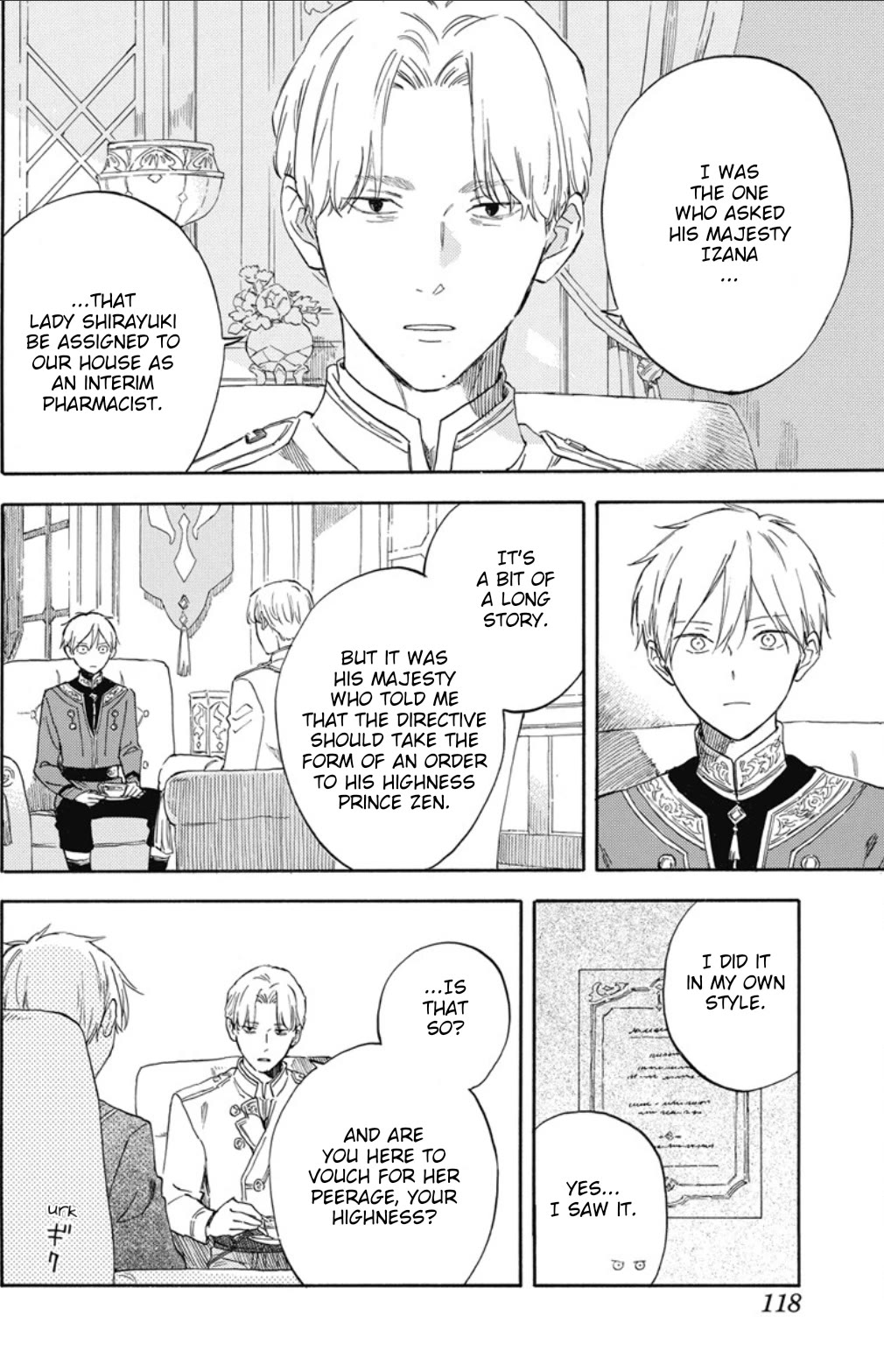 Akagami no Shirayukihime Chapter 134 page 12 - Chapter 134
