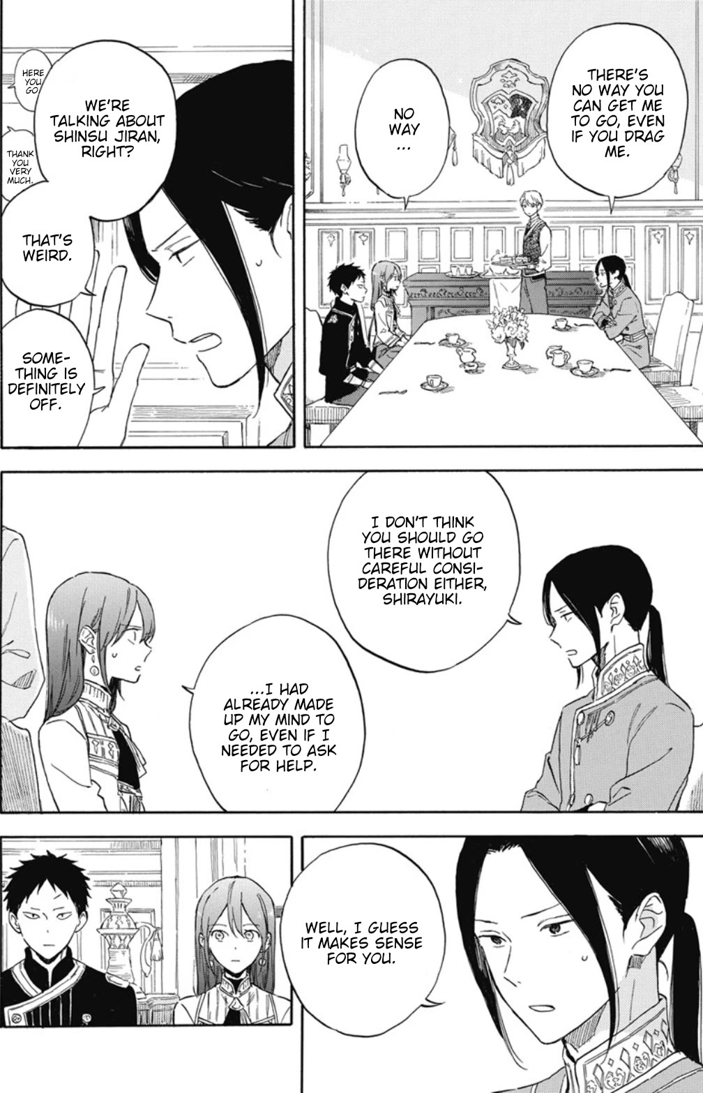 Akagami no Shirayukihime Chapter 134 page 16 - Chapter 134