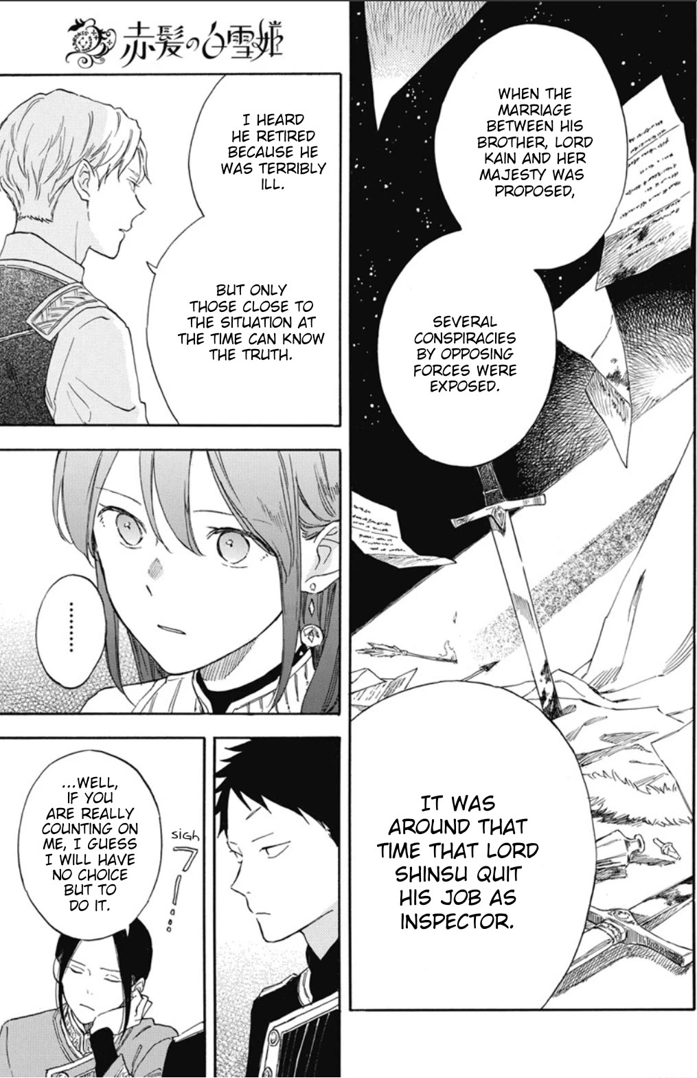 Akagami no Shirayukihime Chapter 134 page 21 - Chapter 134
