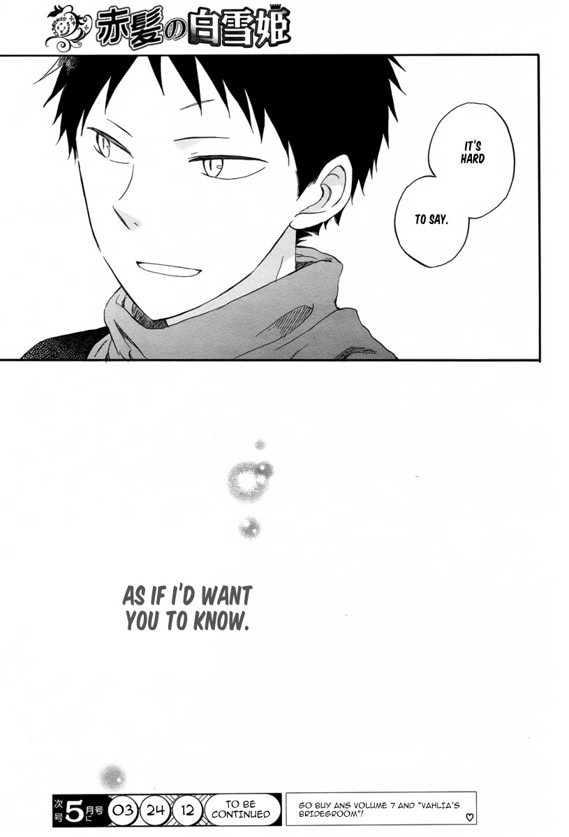 Akagami no Shirayukihime Chapter 32 page 34 - Chapter 32