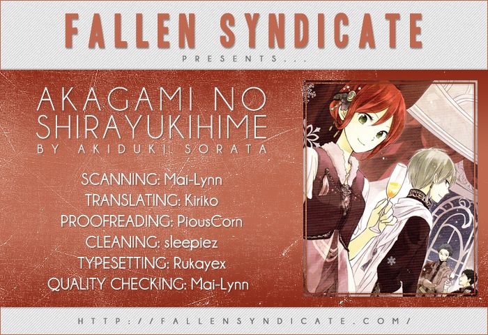 Akagami no Shirayukihime Chapter 39.5 page 1 - Chapter 39.5