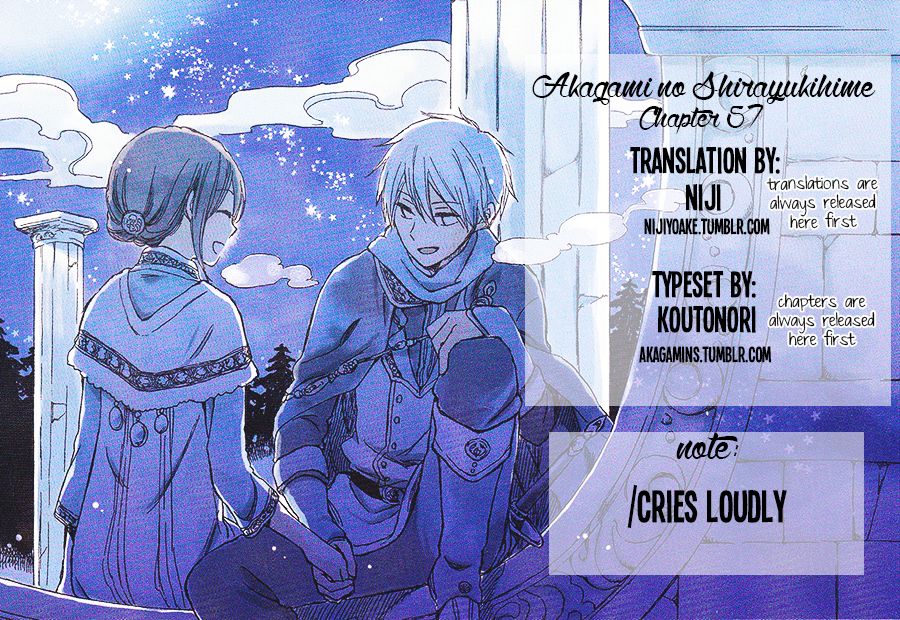 Akagami no Shirayukihime Chapter 57 page 1 - Chapter 57 : Wind of New Beginnings (Fixed)