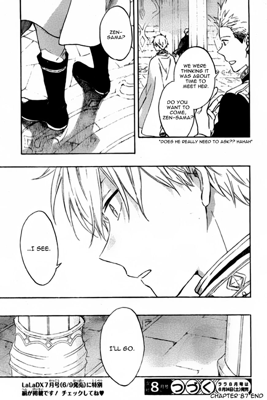 Akagami no Shirayukihime Chapter 87 page 30 - Chapter 87