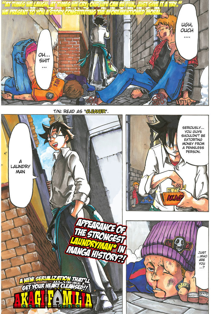 Akagi Familia Chapter 1 page 3 - Chapter 1 : Tomorrow is beautiful