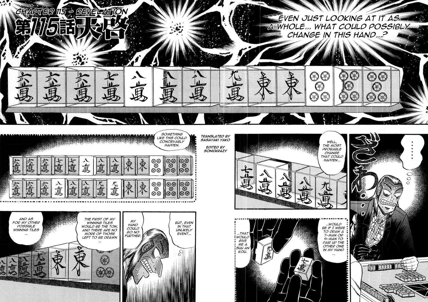 Akagi Chapter 115 page 2 - Chapter 115: Revelation