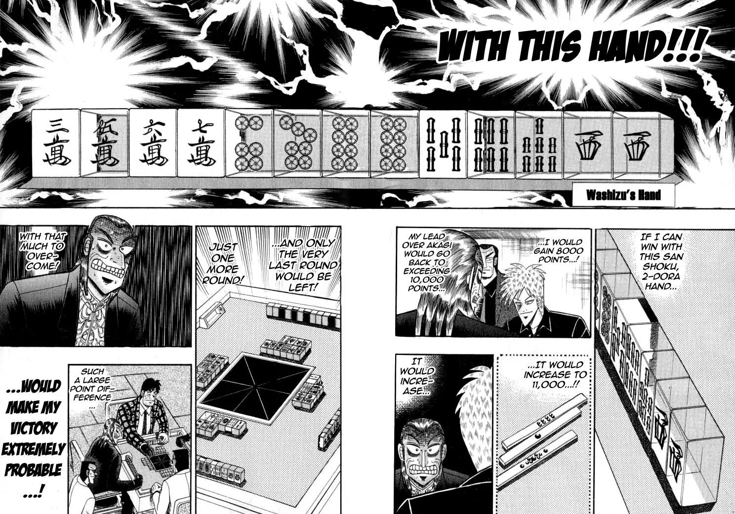Akagi Chapter 129 page 6 - Chapter 129: Hurriedly