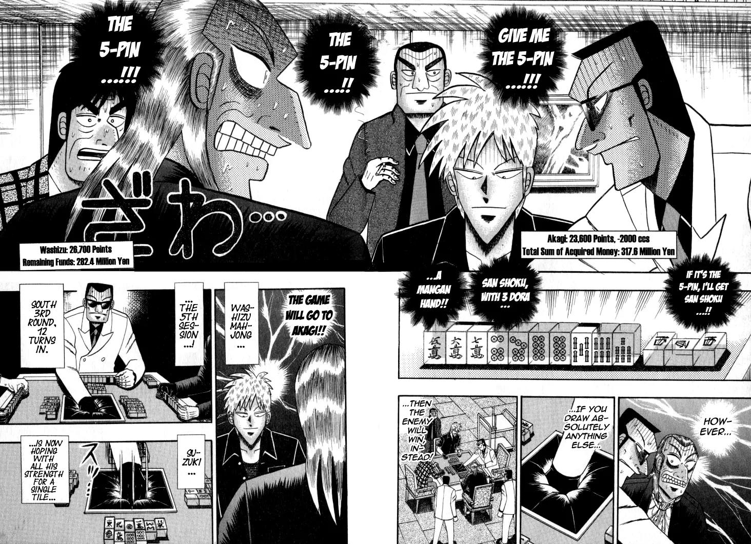 Akagi Chapter 130 page 2 - Chapter 130: Mockery