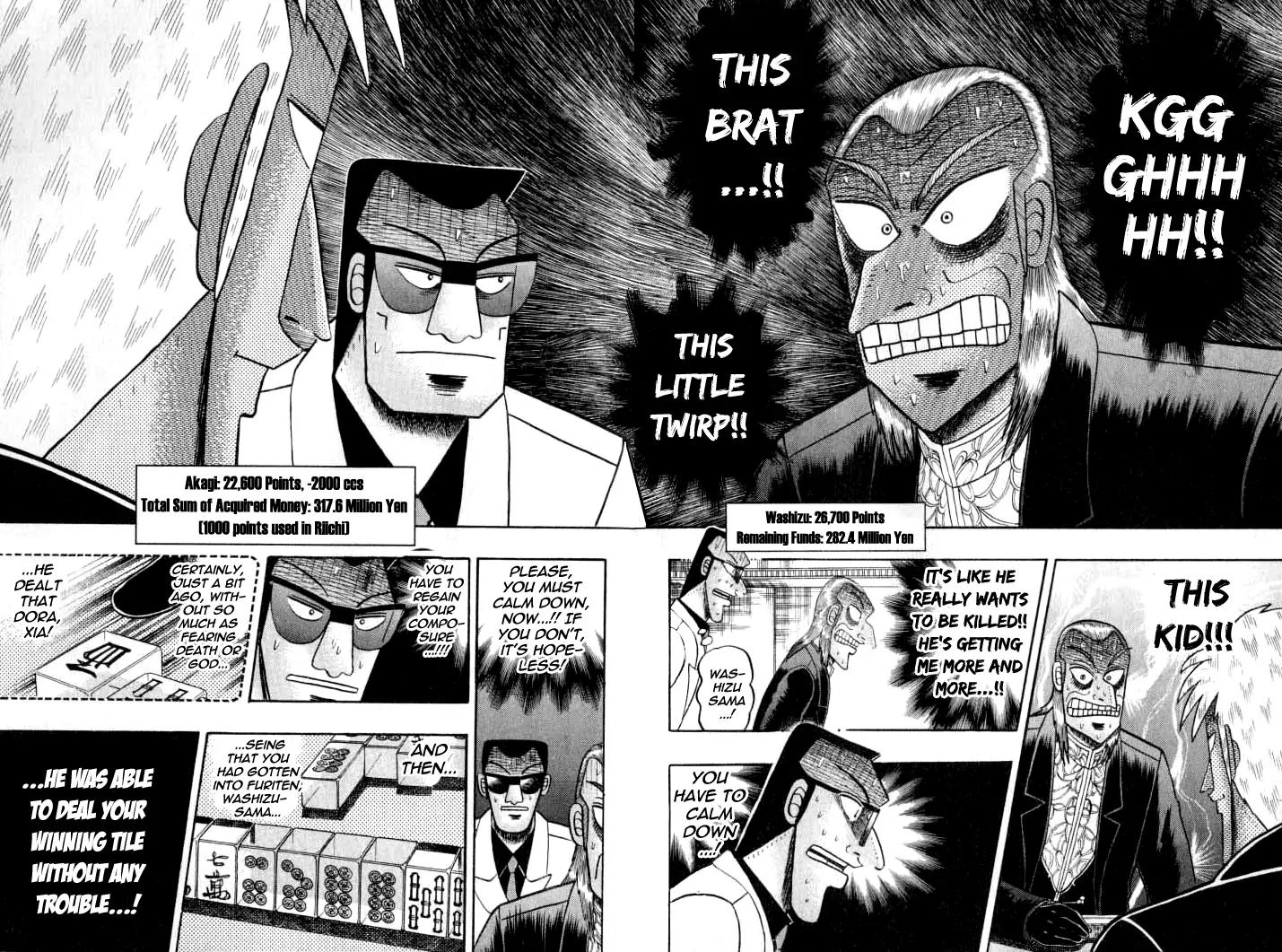 Akagi Chapter 131 page 2 - Chapter 131: Trembling