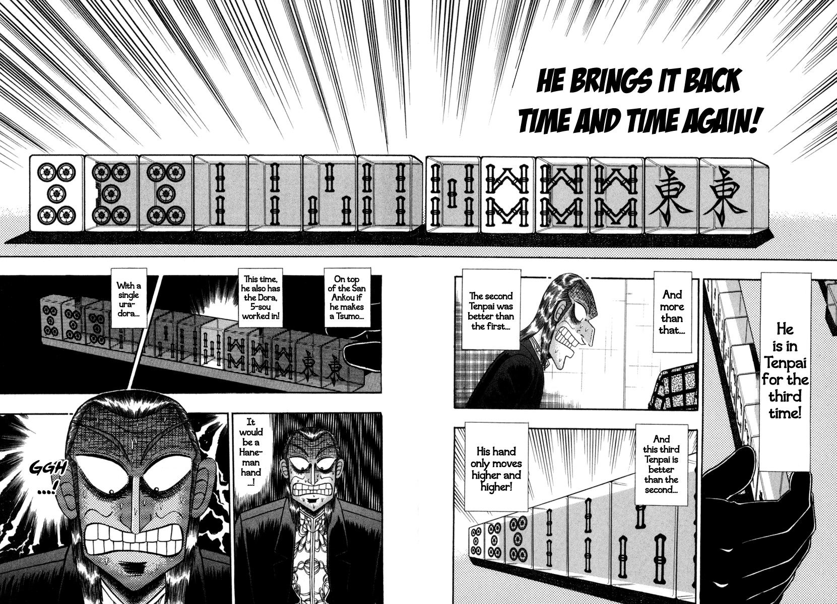 Akagi Chapter 147 page 8 - Chapter 147 : Thrice