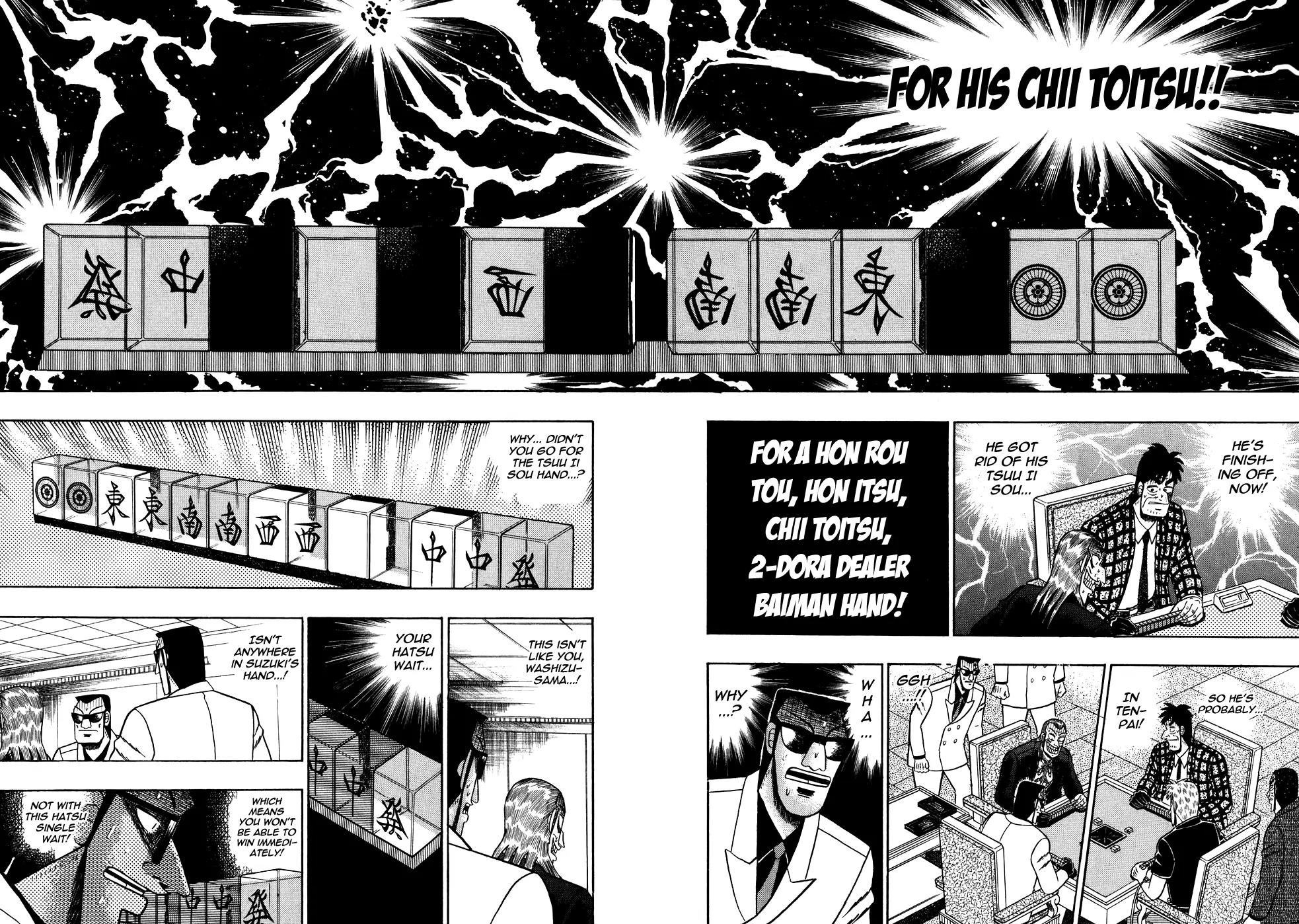 Akagi Chapter 152 page 14 - Chapter 152: The Limit