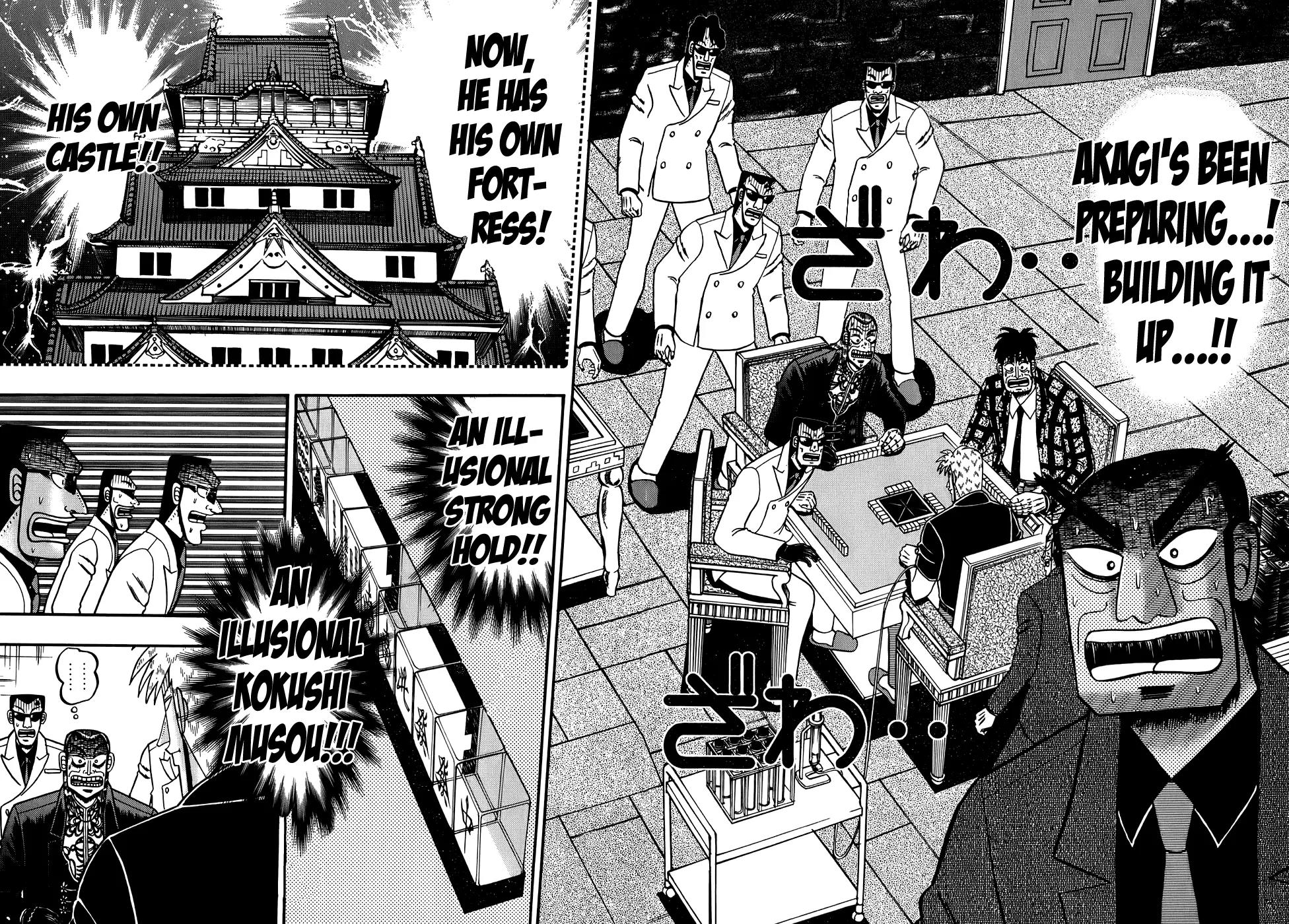 Akagi Chapter 168 page 2 - Chapter 168: Trapped