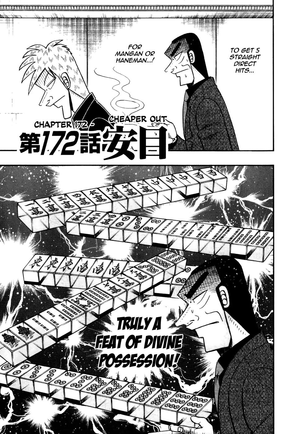 Akagi Chapter 172 page 1 - Chapter 172: Cheaper Out