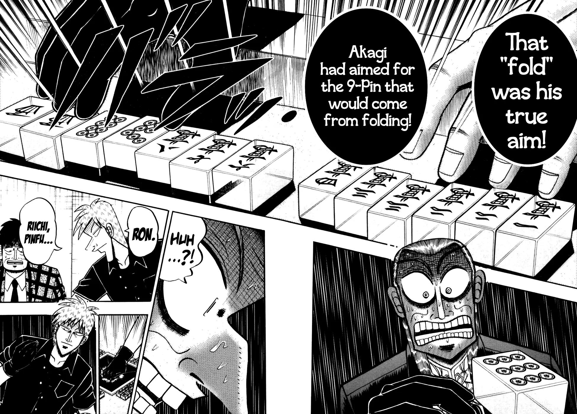 Akagi Chapter 173 page 10 - Chapter 173: Folding