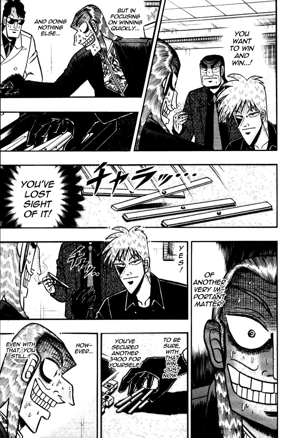 Akagi Chapter 173 page 15 - Chapter 173: Folding
