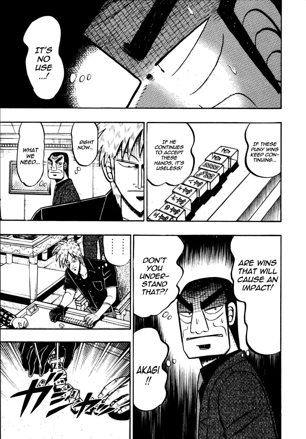 Akagi Chapter 173 page 19 - Chapter 173: Folding