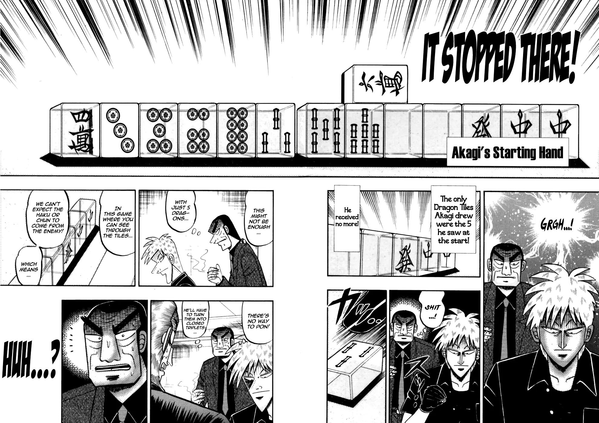 Akagi Chapter 175 page 5 - Chapter 175: Dragon Tiles