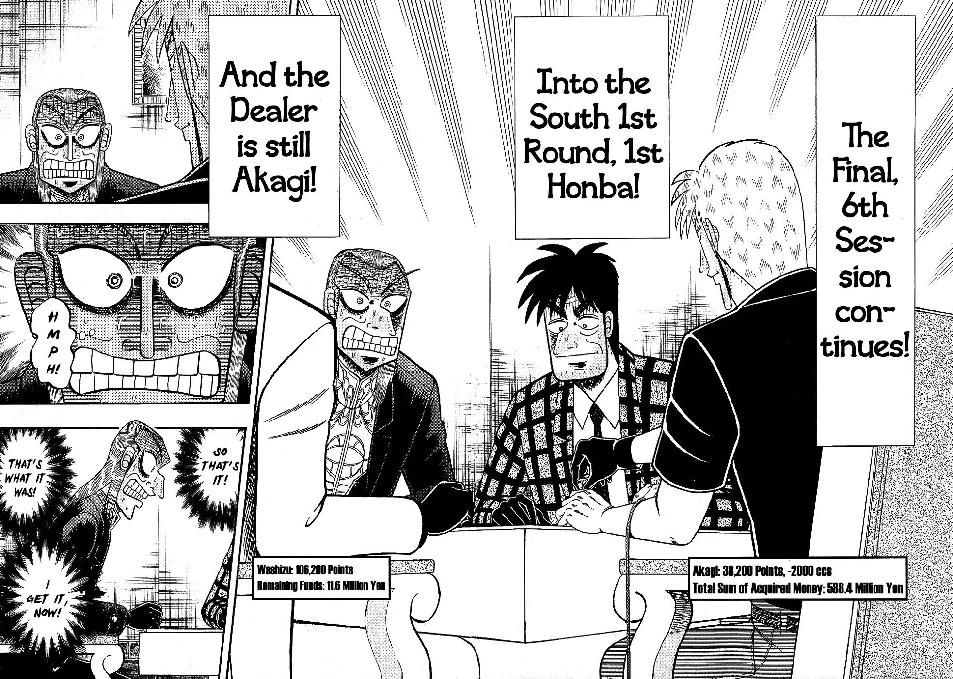 Akagi Chapter 182 page 2 - Chapter 182: Fissure