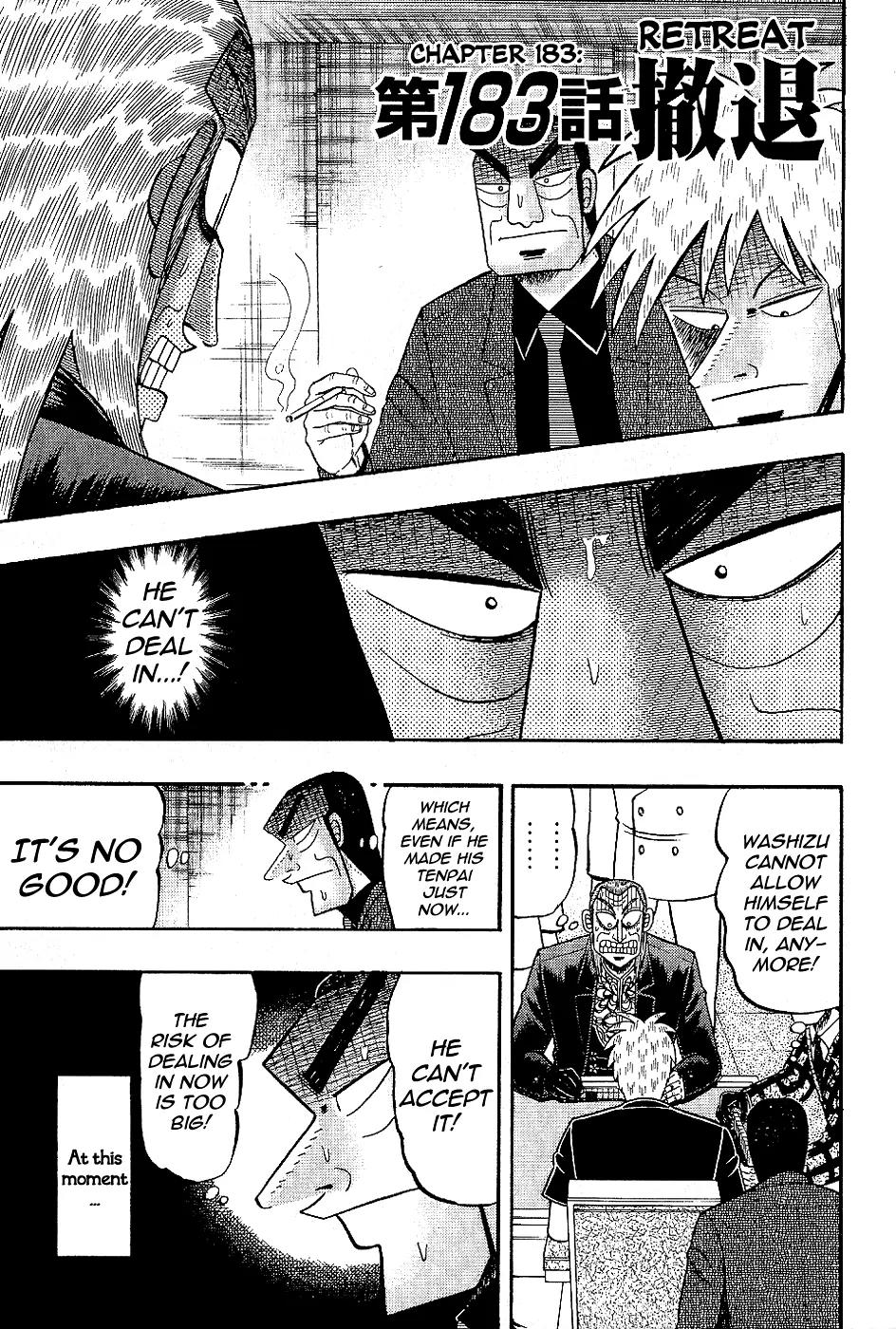 Akagi Chapter 183 page 1 - Chapter 183: Retreat