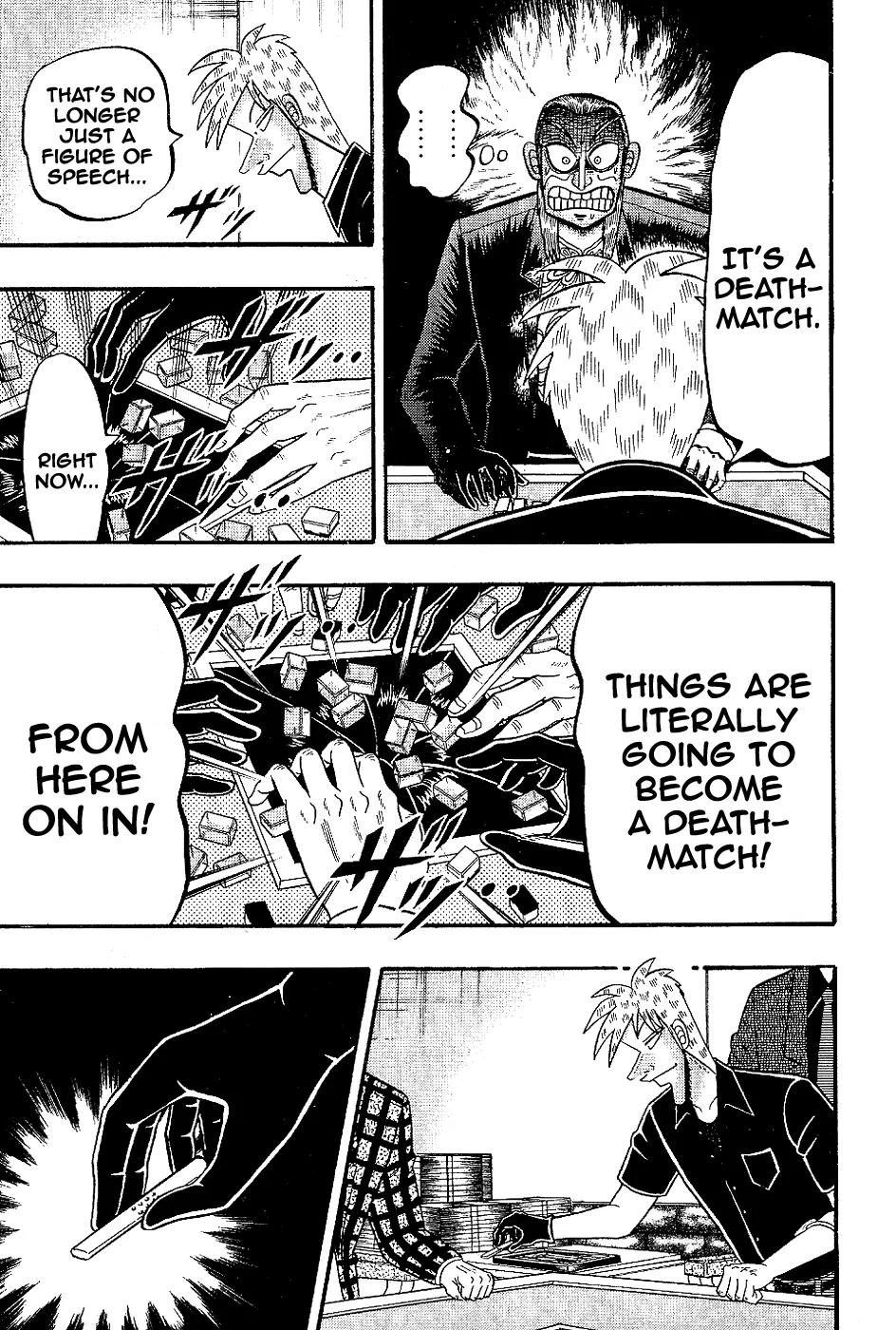 Akagi Chapter 185 page 18 - Chapter 185: Up in Flames